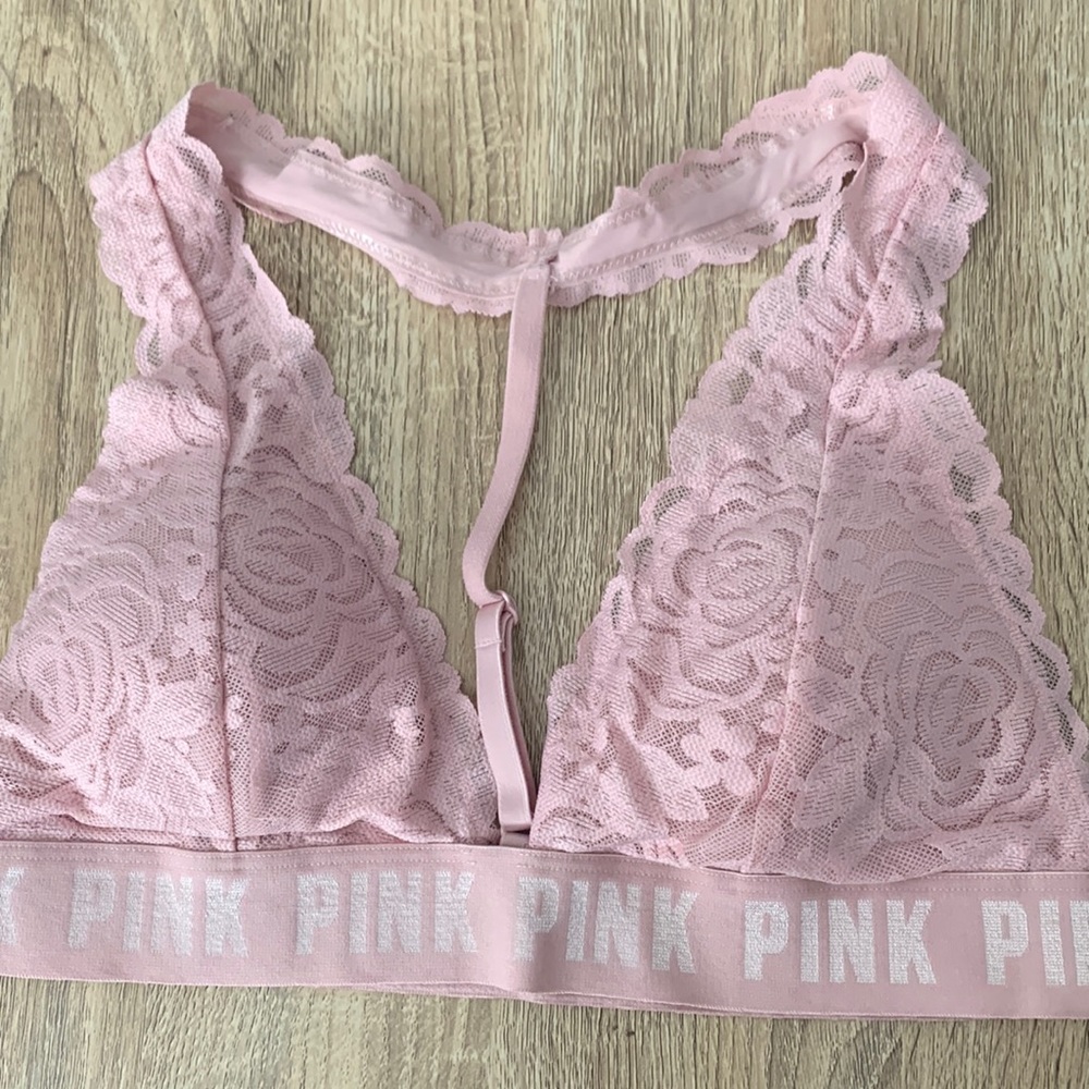 Victorias Secret Pink lace bralette